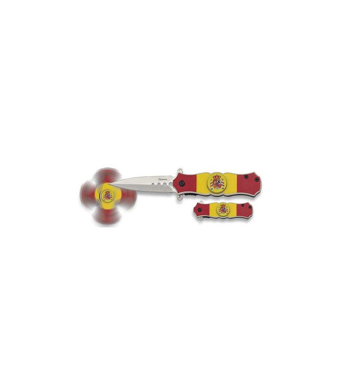 Navaja TEMÁTICA ASISTIDA "SPINNER ESPAÑA"  MARTINEZ ALBAINOX 18274A