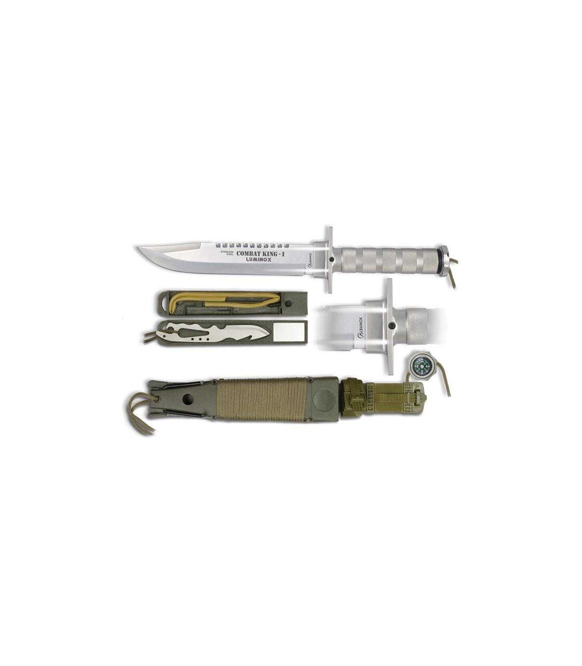 CUCHILLO DE SUPERVIVENCIA "COMBAT KING I LUMINOX" MARTINEZ ALBAINOX 32302